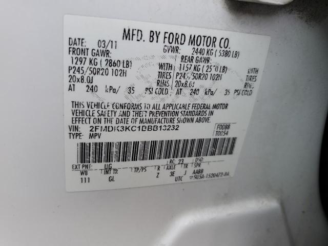 Photo 13 VIN: 2FMDK3KC1BBB13232 - FORD EDGE LIMIT 