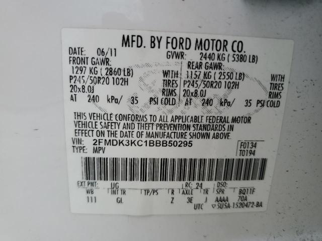 Photo 12 VIN: 2FMDK3KC1BBB50295 - FORD EDGE LIMIT 