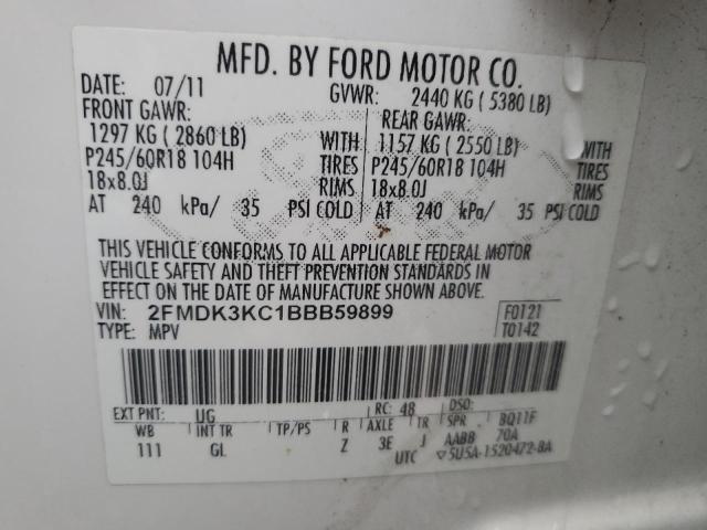 Photo 12 VIN: 2FMDK3KC1BBB59899 - FORD EDGE LIMIT 