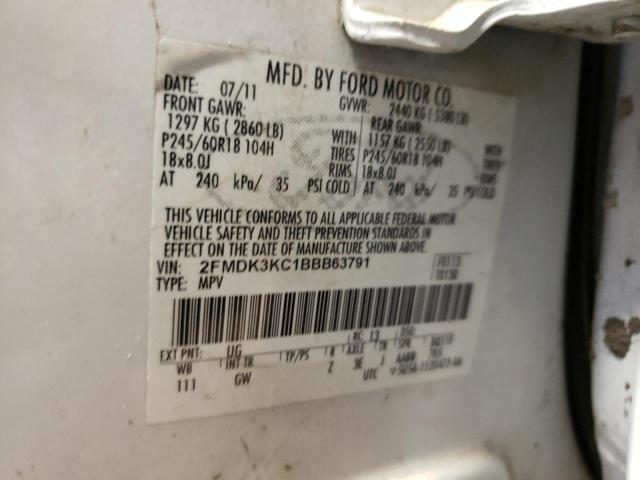 Photo 9 VIN: 2FMDK3KC1BBB63791 - FORD EDGE LIMIT 