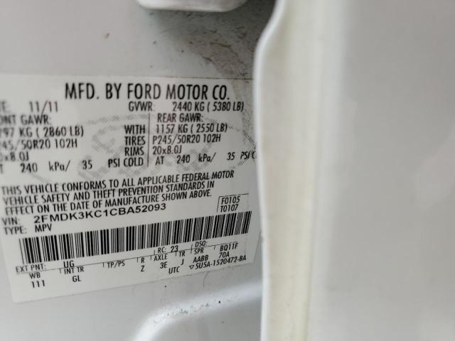 Photo 12 VIN: 2FMDK3KC1CBA52093 - FORD EDGE LIMIT 