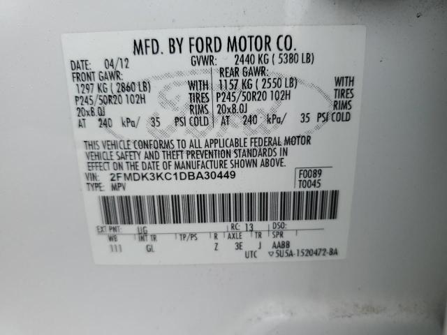 Photo 13 VIN: 2FMDK3KC1DBA30449 - FORD EDGE LIMIT 