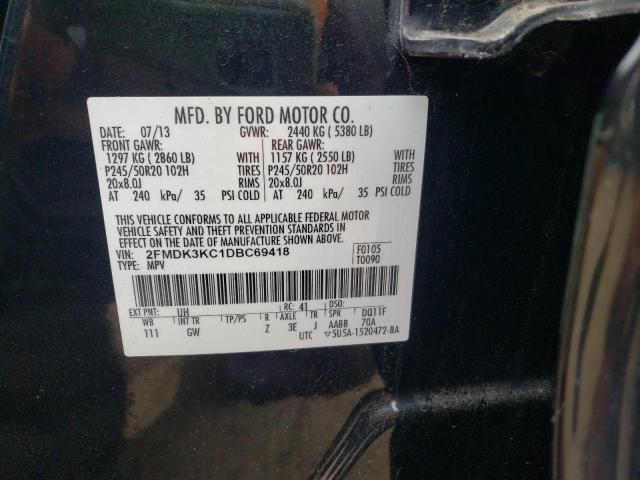 Photo 9 VIN: 2FMDK3KC1DBC69418 - FORD EDGE LIMIT 