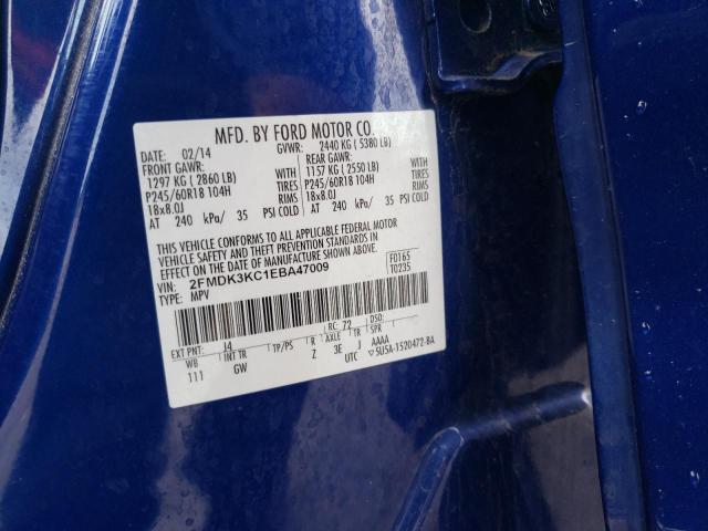 Photo 12 VIN: 2FMDK3KC1EBA47009 - FORD EDGE 