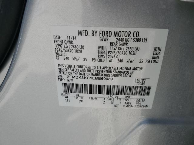 Photo 12 VIN: 2FMDK3KC1EBB60989 - FORD EDGE 