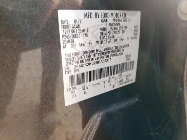 Photo 9 VIN: 2FMDK3KC2BBA80337 - FORD EDGE LIMIT 