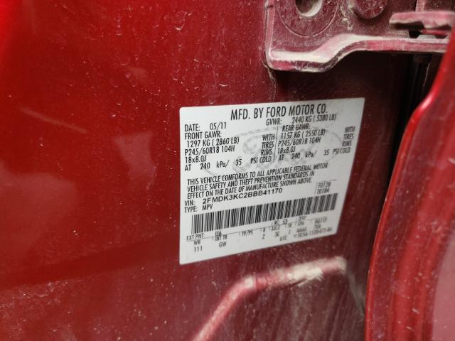 Photo 9 VIN: 2FMDK3KC2BBB41170 - FORD EDGE LIMIT 