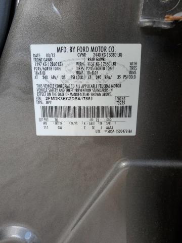 Photo 12 VIN: 2FMDK3KC2DBA17581 - FORD EDGE LIMIT 