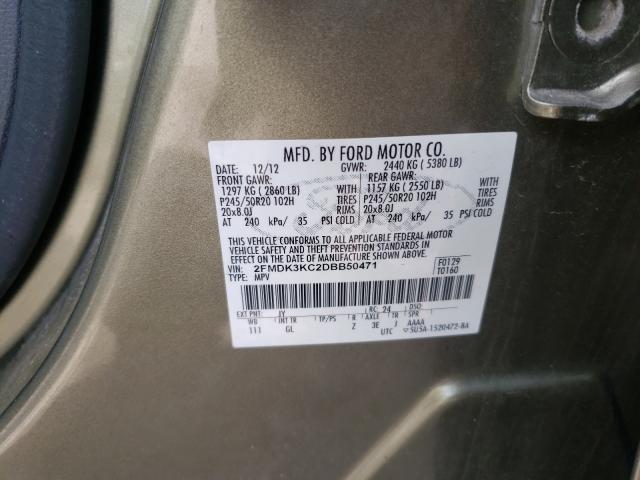 Photo 9 VIN: 2FMDK3KC2DBB50471 - FORD EDGE LIMIT 