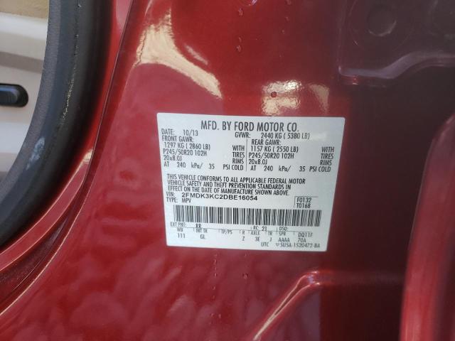 Photo 9 VIN: 2FMDK3KC2DBE16054 - FORD EDGE LIMIT 