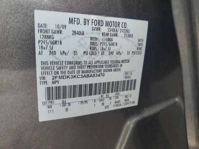 Photo 11 VIN: 2FMDK3KC3ABA53470 - FORD EDGE 