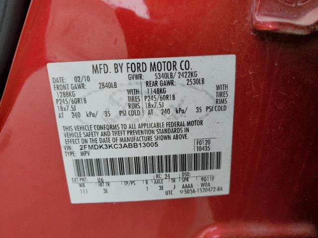 Photo 12 VIN: 2FMDK3KC3ABB13005 - FORD EDGE LIMIT 