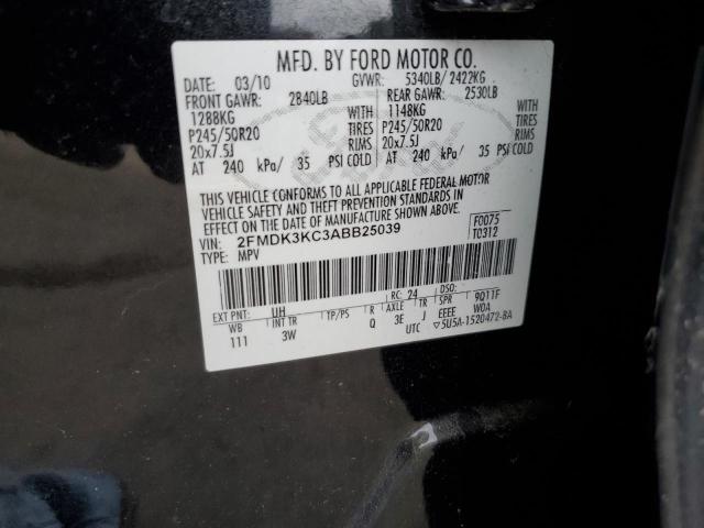 Photo 11 VIN: 2FMDK3KC3ABB25039 - FORD EDGE LIMIT 