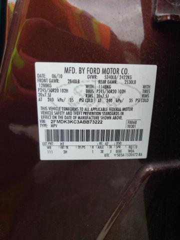 Photo 12 VIN: 2FMDK3KC3ABB73222 - FORD EDGE LIMIT 