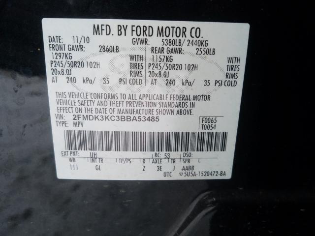 Photo 9 VIN: 2FMDK3KC3BBA53485 - FORD EDGE LIMIT 