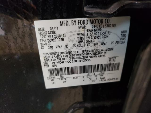 Photo 9 VIN: 2FMDK3KC3BBB12535 - FORD EDGE LIMIT 