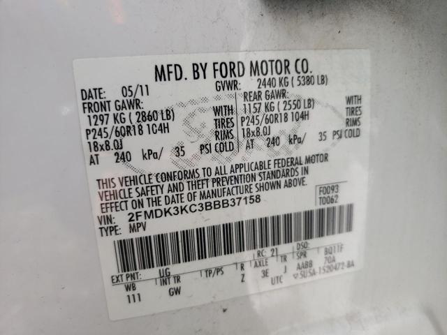 Photo 9 VIN: 2FMDK3KC3BBB37158 - FORD EDGE LIMIT 