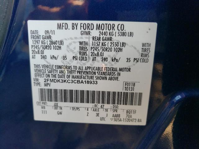 Photo 12 VIN: 2FMDK3KC3CBA18933 - FORD EDGE LIMIT 