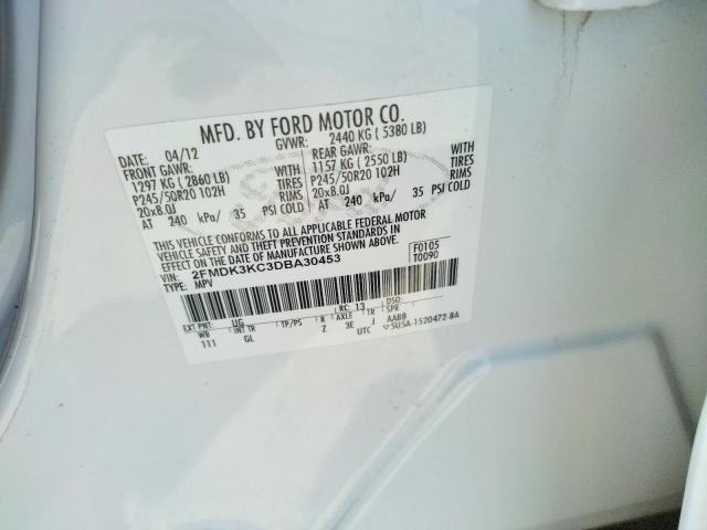 Photo 11 VIN: 2FMDK3KC3DBA30453 - FORD EDGE LIMIT 