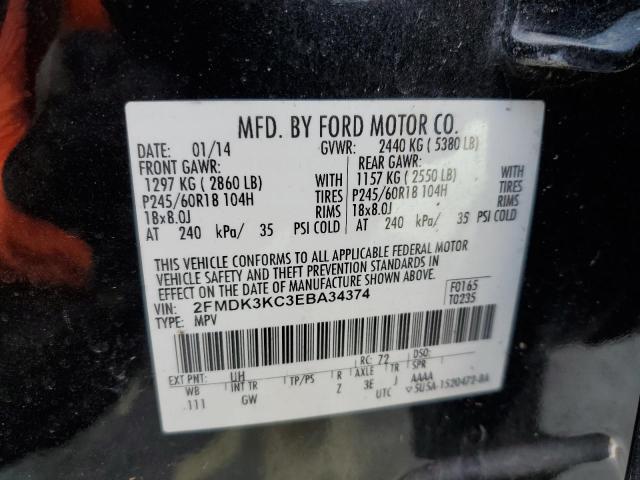 Photo 12 VIN: 2FMDK3KC3EBA34374 - FORD EDGE LIMIT 