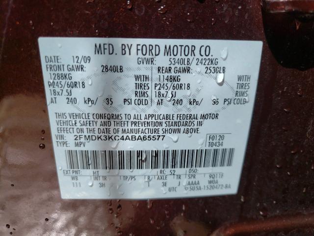 Photo 9 VIN: 2FMDK3KC4ABA65577 - FORD EDGE LIMIT 