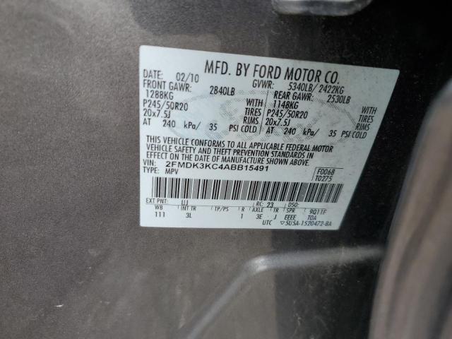 Photo 13 VIN: 2FMDK3KC4ABB15491 - FORD EDGE LIMIT 