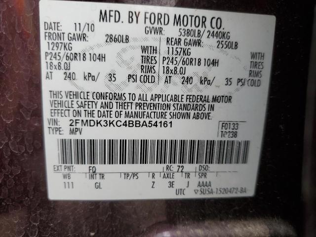 Photo 11 VIN: 2FMDK3KC4BBA54161 - FORD EDGE 