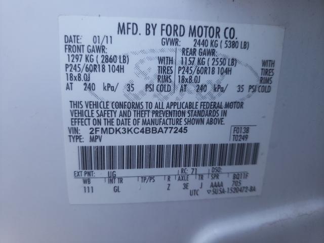 Photo 9 VIN: 2FMDK3KC4BBA77245 - FORD EDGE LIMIT 