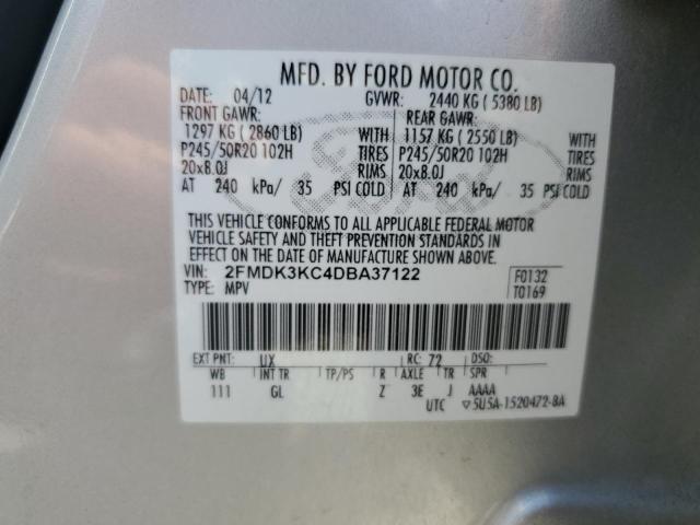 Photo 13 VIN: 2FMDK3KC4DBA37122 - FORD EDGE 