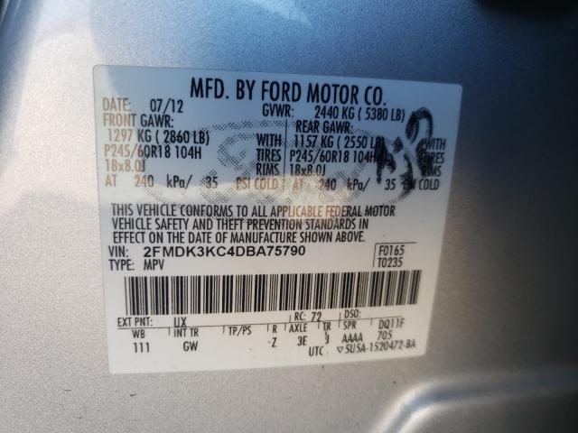 Photo 9 VIN: 2FMDK3KC4DBA75790 - FORD EDGE LIMIT 