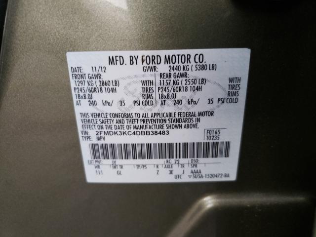 Photo 9 VIN: 2FMDK3KC4DBB38483 - FORD EDGE LIMIT 