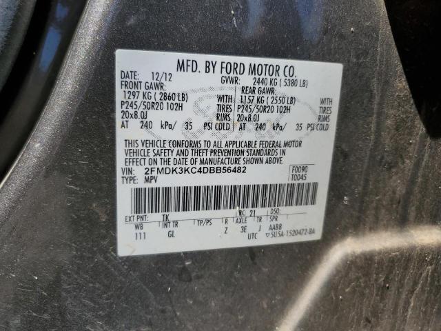 Photo 11 VIN: 2FMDK3KC4DBB56482 - FORD EDGE 