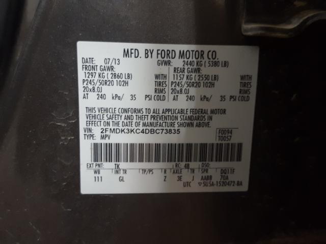 Photo 9 VIN: 2FMDK3KC4DBC73835 - FORD EDGE LIMIT 