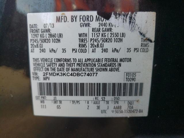 Photo 13 VIN: 2FMDK3KC4DBC74077 - FORD EDGE LIMIT 