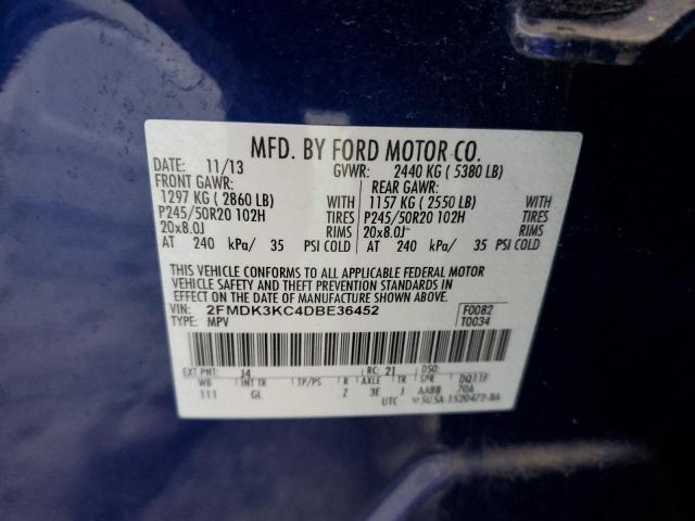 Photo 11 VIN: 2FMDK3KC4DBE36452 - FORD EDGE 