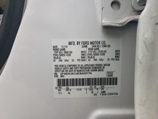 Photo 9 VIN: 2FMDK3KC4EBA05174 - FORD EDGE LIMIT 