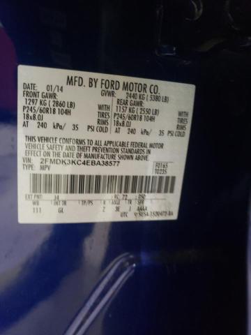 Photo 12 VIN: 2FMDK3KC4EBA38577 - FORD EDGE LIMIT 