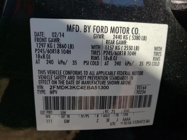 Photo 11 VIN: 2FMDK3KC4EBA51300 - FORD EDGE LIMIT 