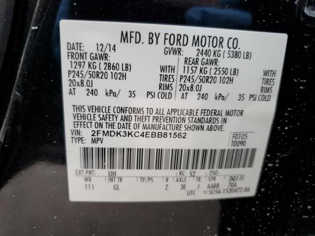 Photo 12 VIN: 2FMDK3KC4EBB81562 - FORD EDGE 