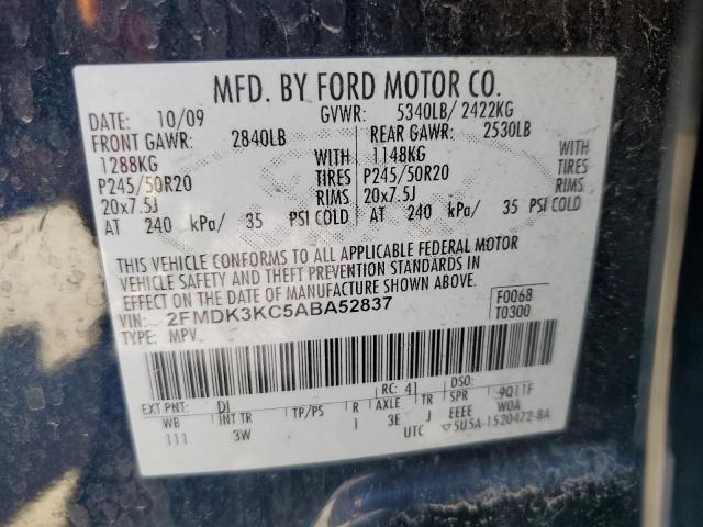 Photo 12 VIN: 2FMDK3KC5ABA52837 - FORD EDGE 