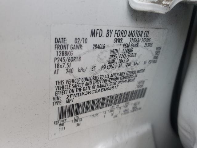 Photo 12 VIN: 2FMDK3KC5ABB08517 - FORD EDGE 