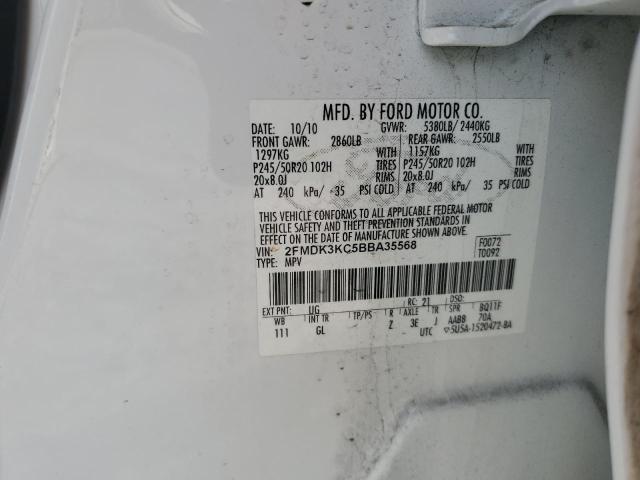 Photo 11 VIN: 2FMDK3KC5BBA35568 - FORD EDGE 