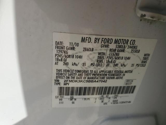 Photo 12 VIN: 2FMDK3KC5BBA47042 - FORD EDGE LIMIT 