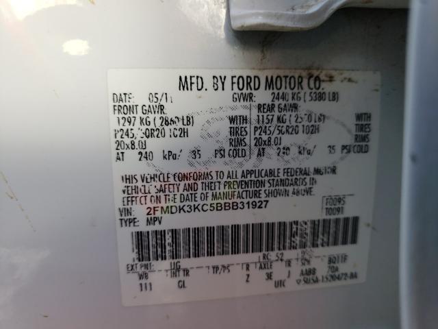 Photo 9 VIN: 2FMDK3KC5BBB31927 - FORD EDGE LIMIT 