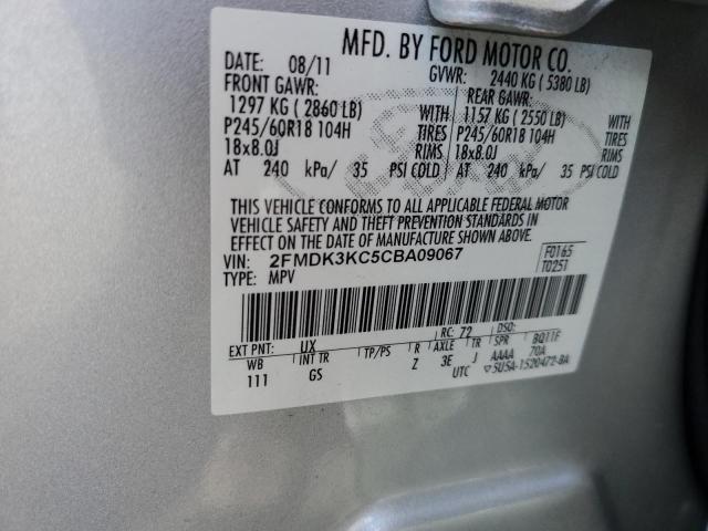 Photo 12 VIN: 2FMDK3KC5CBA09067 - FORD EDGE 