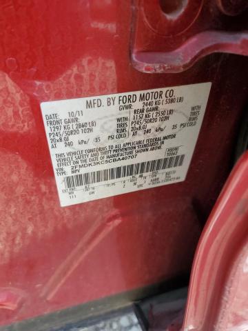 Photo 11 VIN: 2FMDK3KC5CBA40707 - FORD EDGE 