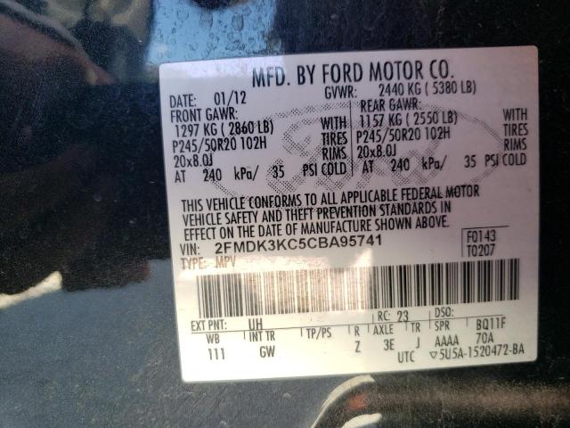 Photo 9 VIN: 2FMDK3KC5CBA95741 - FORD EDGE LIMIT 