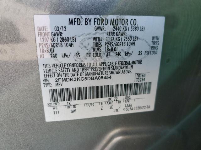 Photo 12 VIN: 2FMDK3KC5DBA08454 - FORD EDGE 