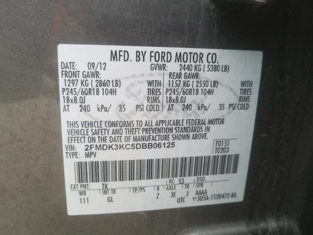 Photo 9 VIN: 2FMDK3KC5DBB06125 - FORD EDGE LIMIT 