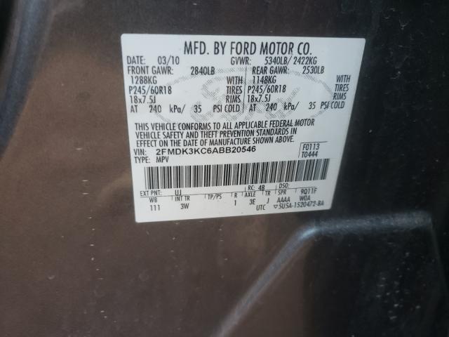 Photo 9 VIN: 2FMDK3KC6ABB20546 - FORD EDGE LIMIT 